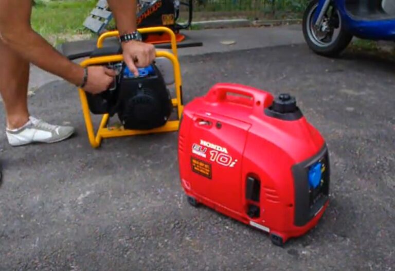 HONDA EU10i generátor áramfejlesztő vs Honda GC135 teszt
