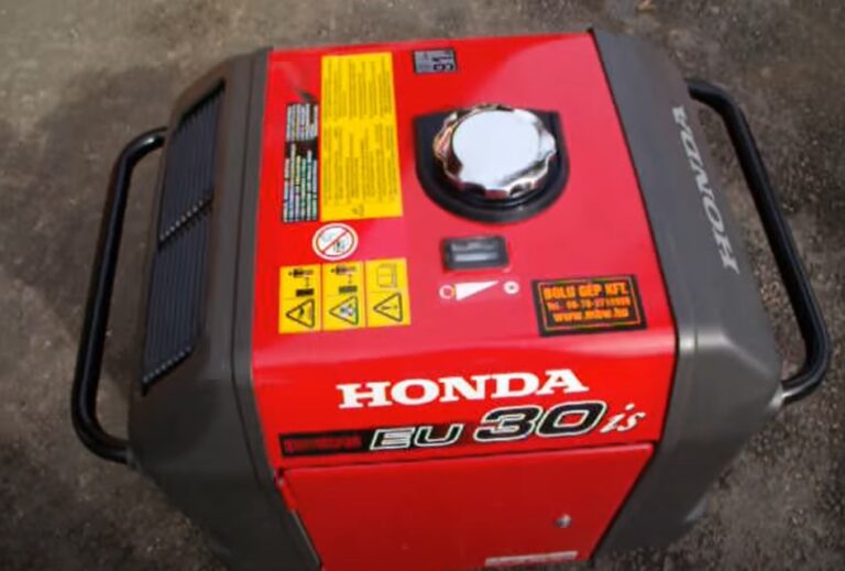 HONDA EU30is csendes áramfejlesztő generátor teszt videó