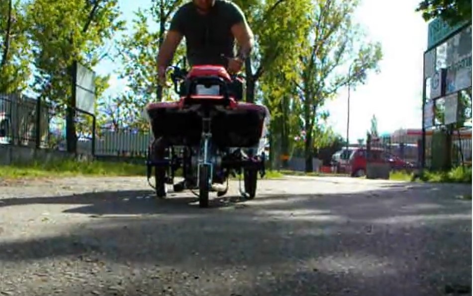 HONDA FF500 önjáró rotációs kapagép teszt